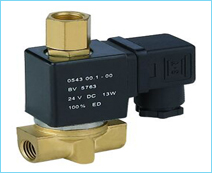 Brass 3 Way Direct Acting Solenoid Valve