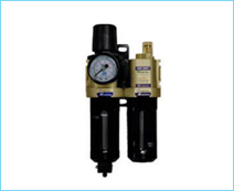 Pneumatic Frl With Plastic Guard With Gauge