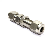 Compression S.S. Bulkhead Union Connector 304